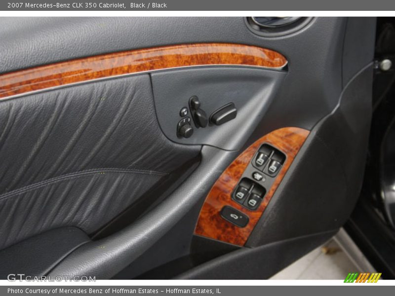 Black / Black 2007 Mercedes-Benz CLK 350 Cabriolet