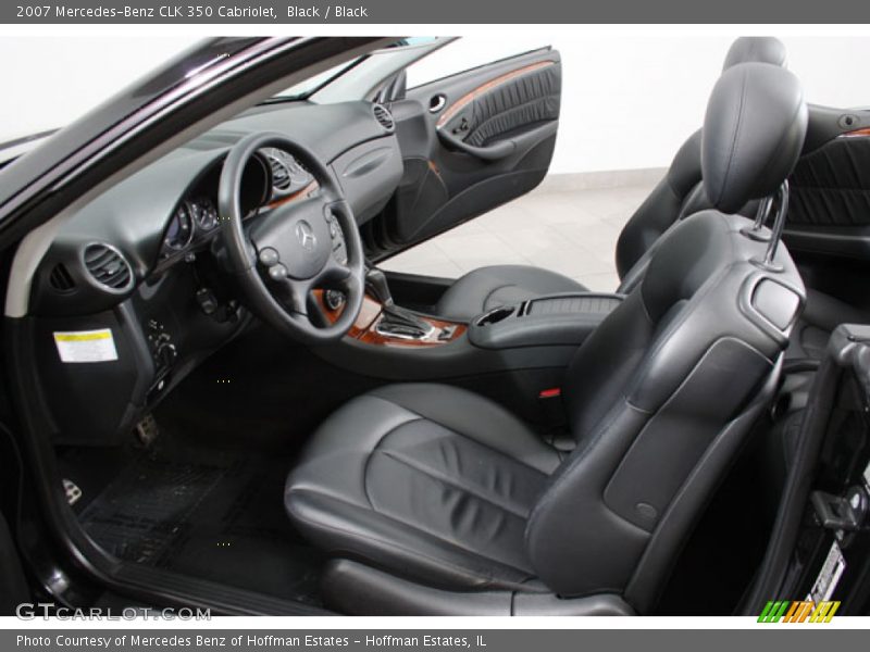 Black / Black 2007 Mercedes-Benz CLK 350 Cabriolet