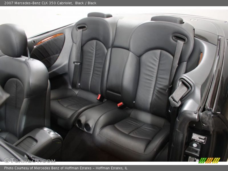 Black / Black 2007 Mercedes-Benz CLK 350 Cabriolet