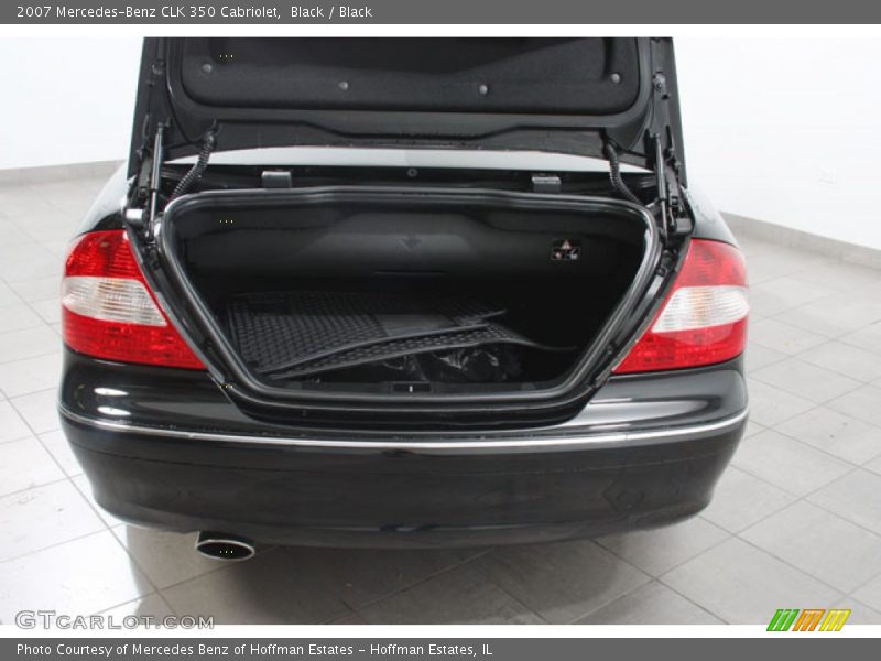Black / Black 2007 Mercedes-Benz CLK 350 Cabriolet