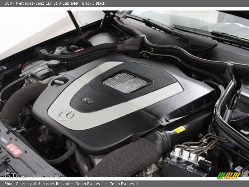 Black / Black 2007 Mercedes-Benz CLK 350 Cabriolet