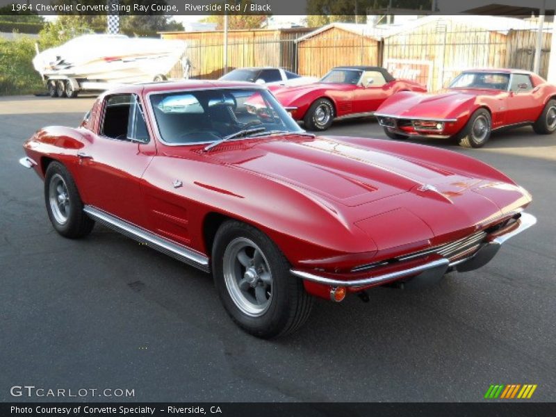 Riverside Red / Black 1964 Chevrolet Corvette Sting Ray Coupe