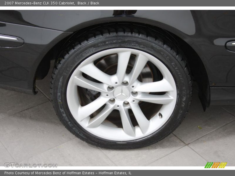 Black / Black 2007 Mercedes-Benz CLK 350 Cabriolet