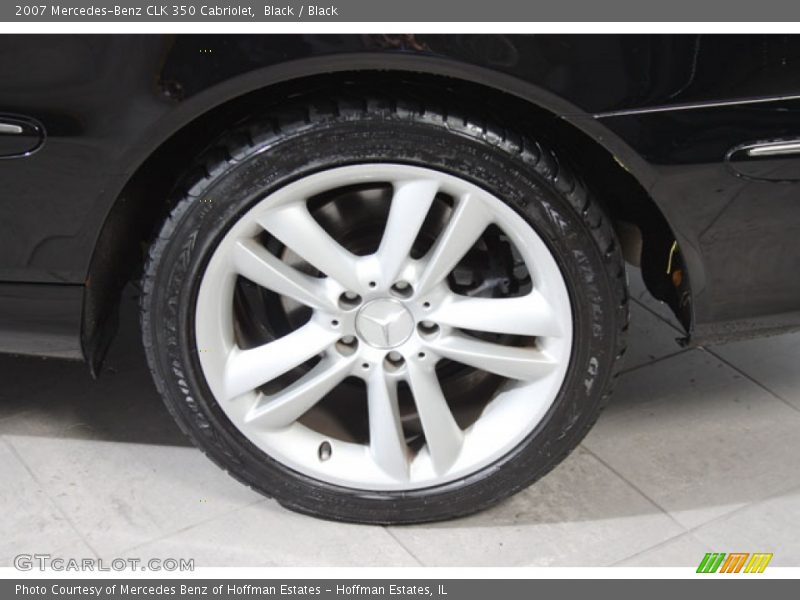 Black / Black 2007 Mercedes-Benz CLK 350 Cabriolet
