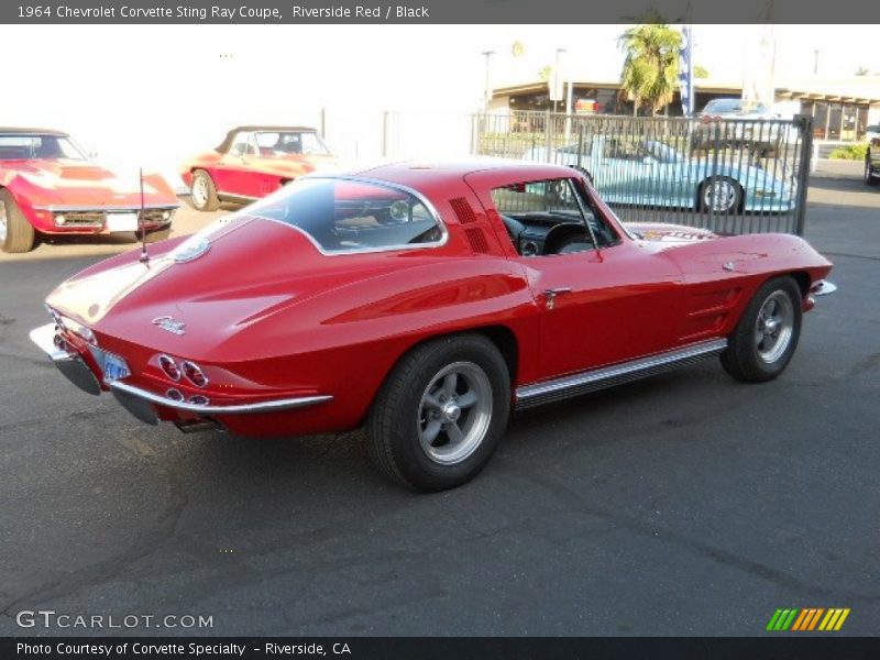 Riverside Red / Black 1964 Chevrolet Corvette Sting Ray Coupe