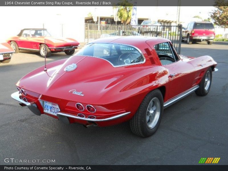 Riverside Red / Black 1964 Chevrolet Corvette Sting Ray Coupe