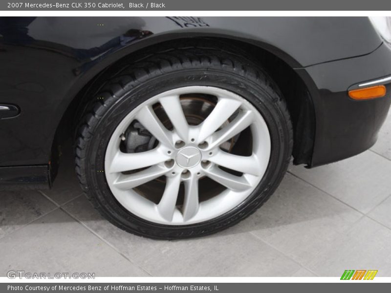 Black / Black 2007 Mercedes-Benz CLK 350 Cabriolet