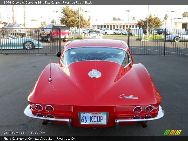 Riverside Red / Black 1964 Chevrolet Corvette Sting Ray Coupe