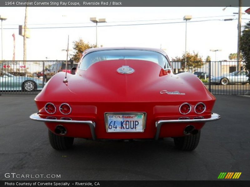 Riverside Red / Black 1964 Chevrolet Corvette Sting Ray Coupe
