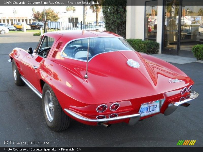 Riverside Red / Black 1964 Chevrolet Corvette Sting Ray Coupe