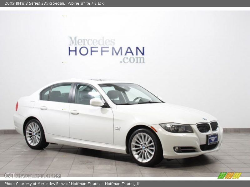 Alpine White / Black 2009 BMW 3 Series 335xi Sedan