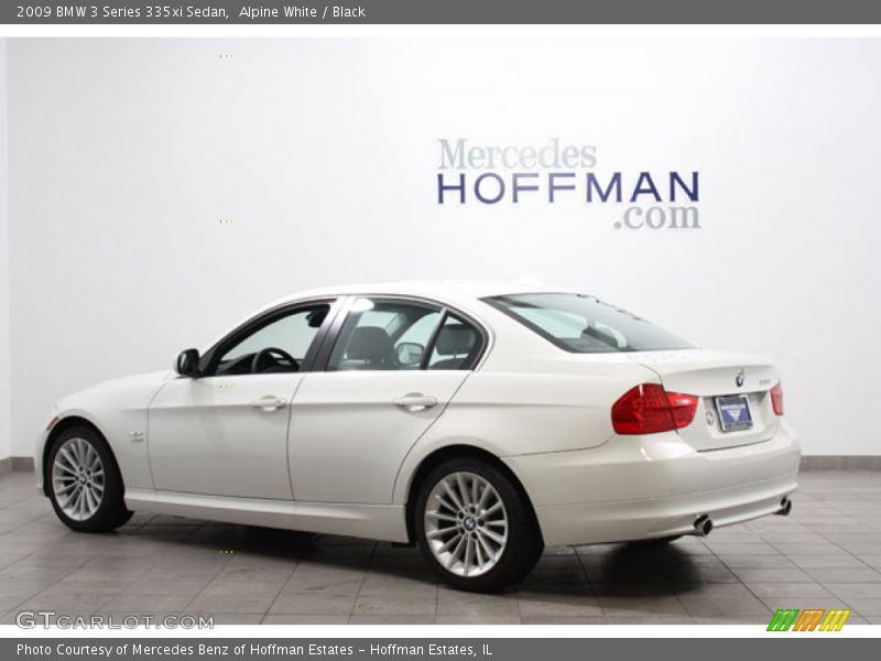 Alpine White / Black 2009 BMW 3 Series 335xi Sedan