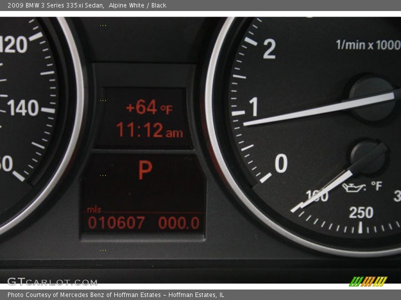 Alpine White / Black 2009 BMW 3 Series 335xi Sedan