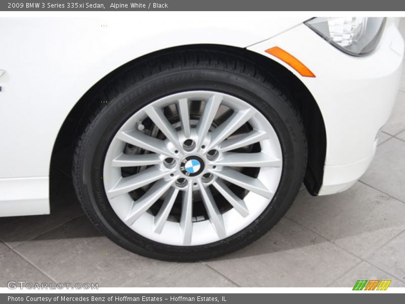 Alpine White / Black 2009 BMW 3 Series 335xi Sedan