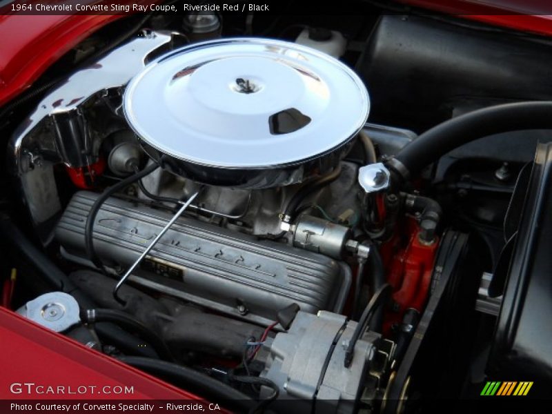 1964 Corvette Sting Ray Coupe Engine - 327-365 HP V8
