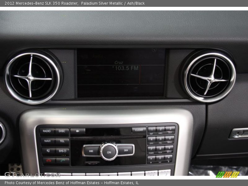 Paladium Silver Metallic / Ash/Black 2012 Mercedes-Benz SLK 350 Roadster