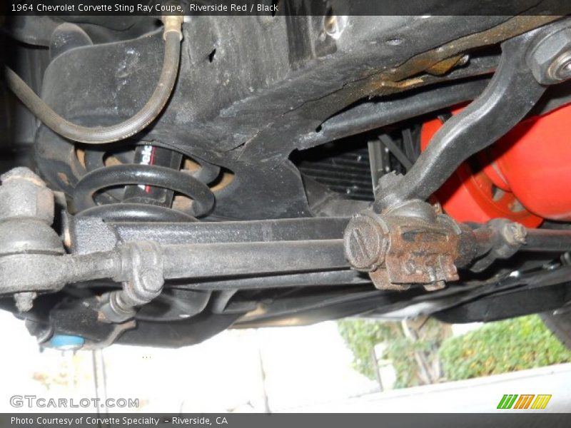 Undercarriage of 1964 Corvette Sting Ray Coupe