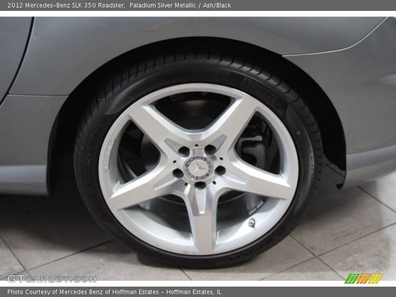 Paladium Silver Metallic / Ash/Black 2012 Mercedes-Benz SLK 350 Roadster