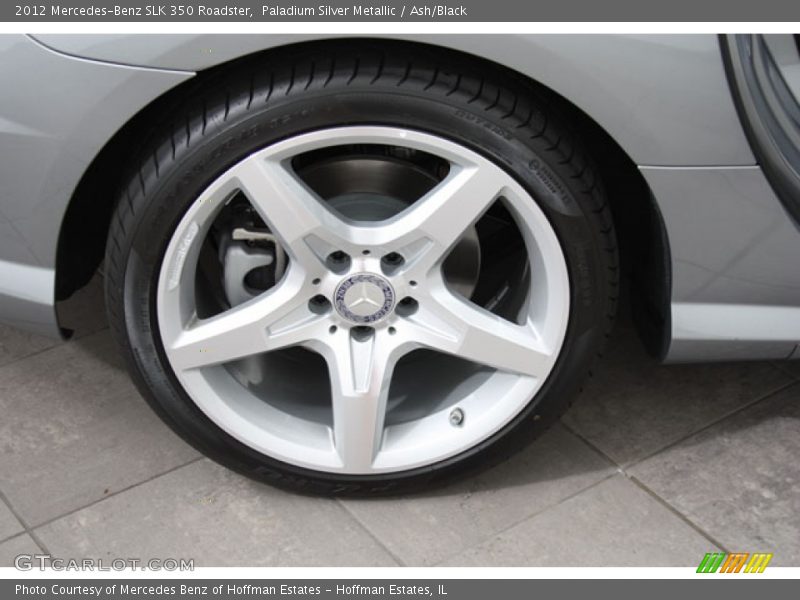 Paladium Silver Metallic / Ash/Black 2012 Mercedes-Benz SLK 350 Roadster