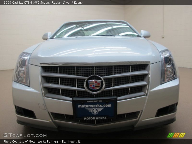 Radiant Silver / Ebony 2009 Cadillac CTS 4 AWD Sedan