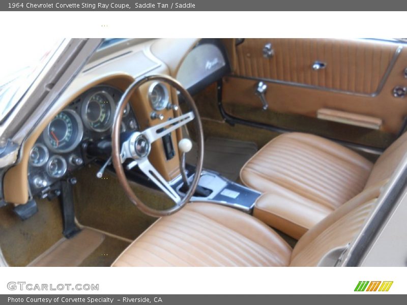 Saddle Interior - 1964 Corvette Sting Ray Coupe 