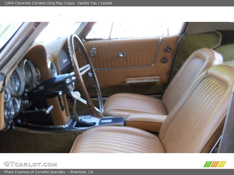  1964 Corvette Sting Ray Coupe Saddle Interior