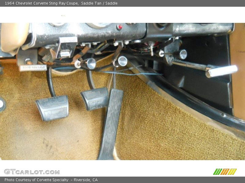 Controls of 1964 Corvette Sting Ray Coupe