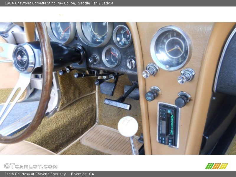 Controls of 1964 Corvette Sting Ray Coupe