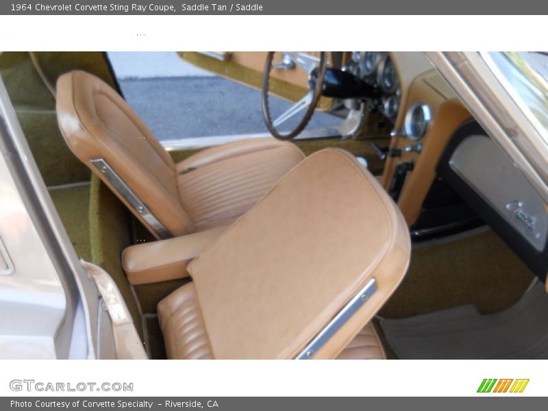  1964 Corvette Sting Ray Coupe Saddle Interior