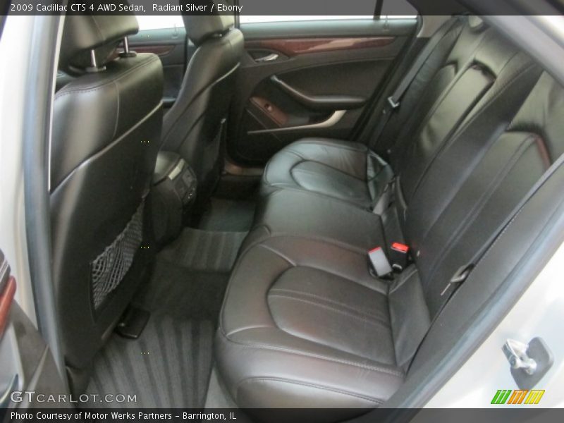 Radiant Silver / Ebony 2009 Cadillac CTS 4 AWD Sedan
