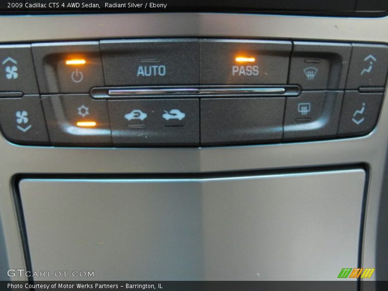 Radiant Silver / Ebony 2009 Cadillac CTS 4 AWD Sedan