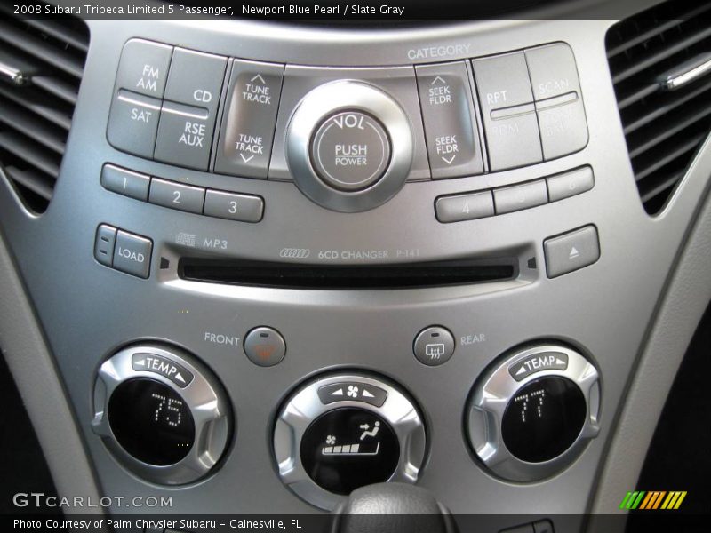 Newport Blue Pearl / Slate Gray 2008 Subaru Tribeca Limited 5 Passenger