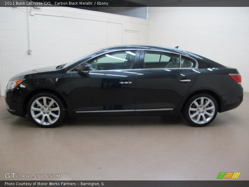 Carbon Black Metallic / Ebony 2011 Buick LaCrosse CXS