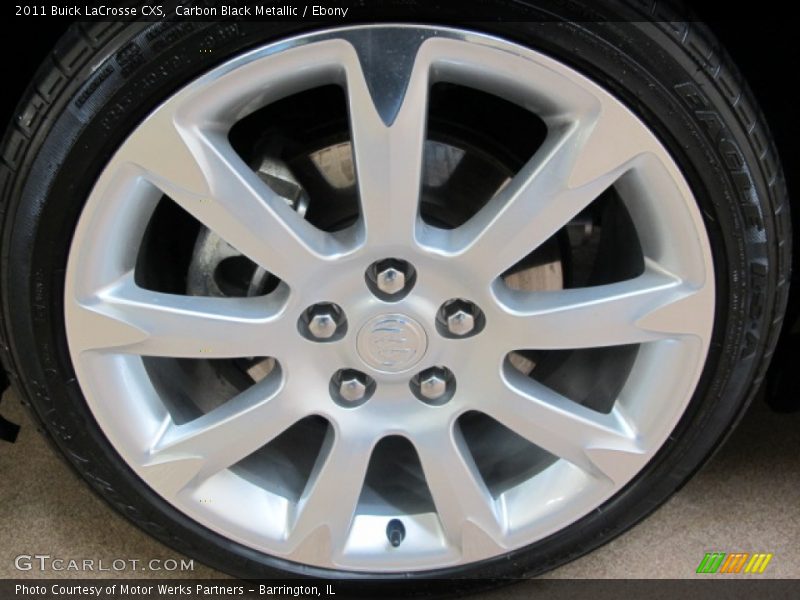 Carbon Black Metallic / Ebony 2011 Buick LaCrosse CXS