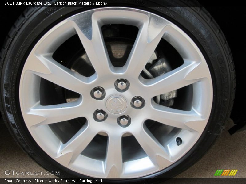 Carbon Black Metallic / Ebony 2011 Buick LaCrosse CXS
