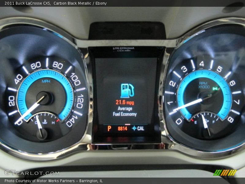 Carbon Black Metallic / Ebony 2011 Buick LaCrosse CXS
