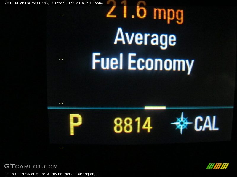 Carbon Black Metallic / Ebony 2011 Buick LaCrosse CXS