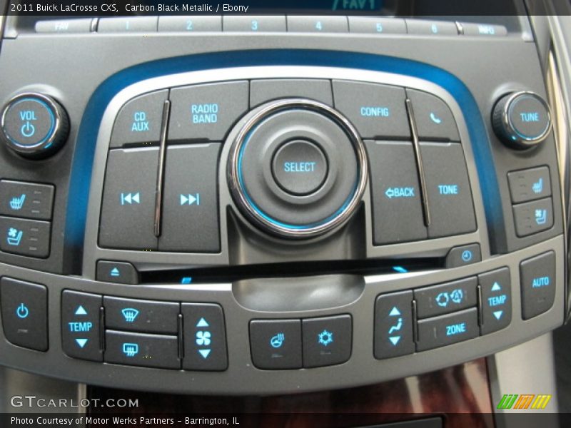 Carbon Black Metallic / Ebony 2011 Buick LaCrosse CXS