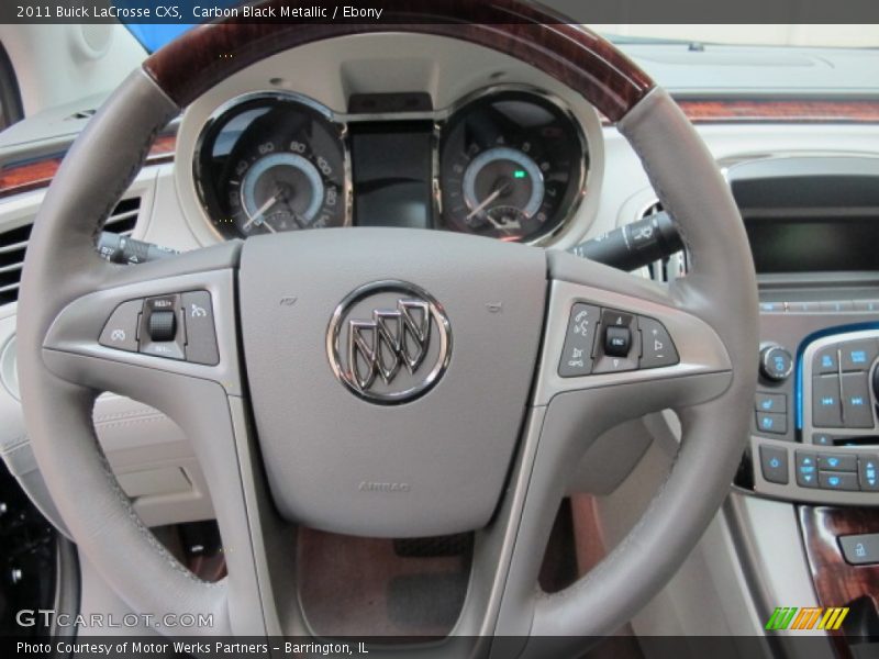 Carbon Black Metallic / Ebony 2011 Buick LaCrosse CXS