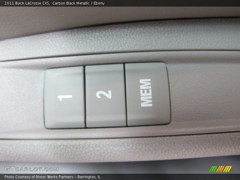 Carbon Black Metallic / Ebony 2011 Buick LaCrosse CXS