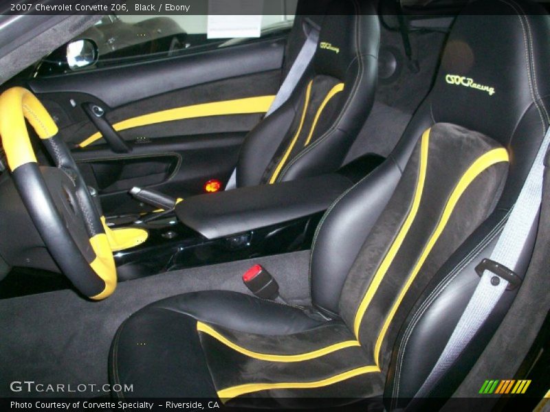  2007 Corvette Z06 Ebony Interior