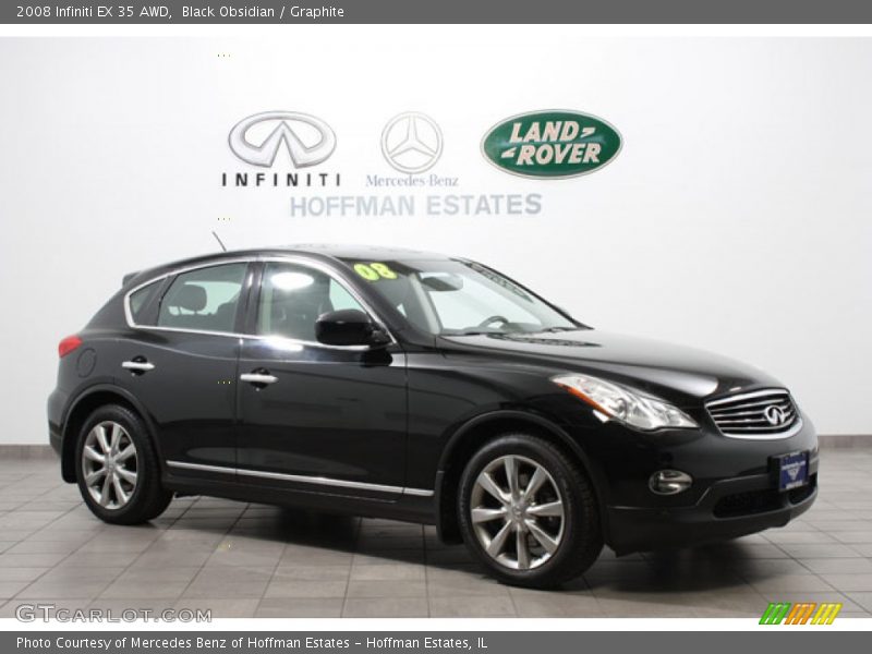 Black Obsidian / Graphite 2008 Infiniti EX 35 AWD