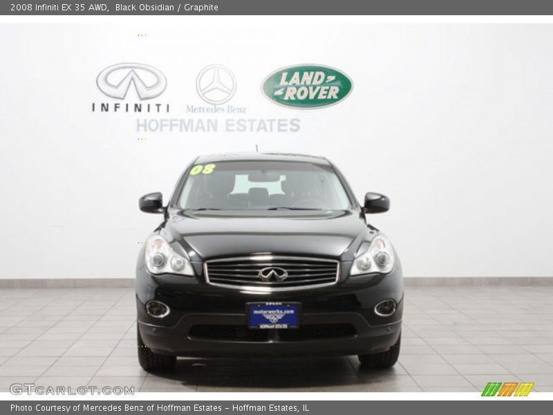 Black Obsidian / Graphite 2008 Infiniti EX 35 AWD