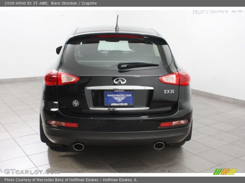 Black Obsidian / Graphite 2008 Infiniti EX 35 AWD