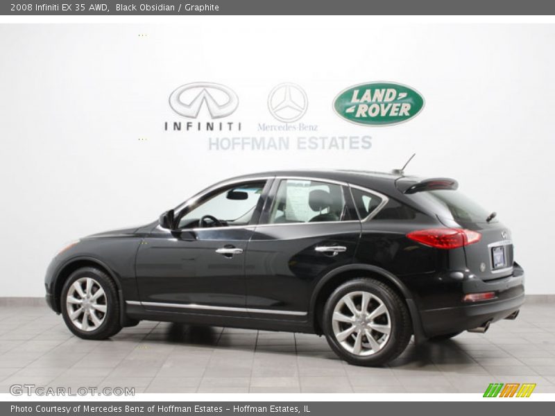 Black Obsidian / Graphite 2008 Infiniti EX 35 AWD