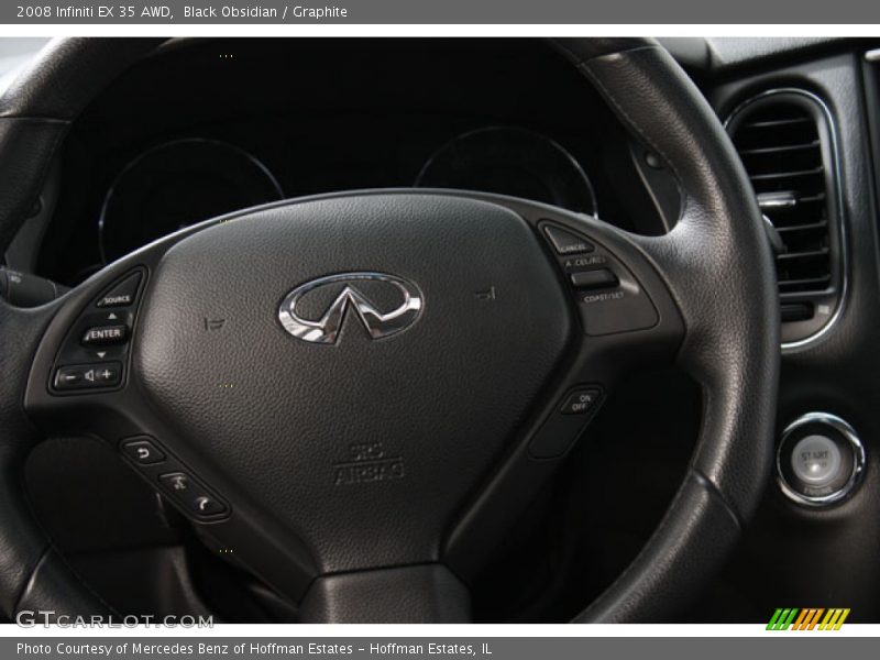 Black Obsidian / Graphite 2008 Infiniti EX 35 AWD