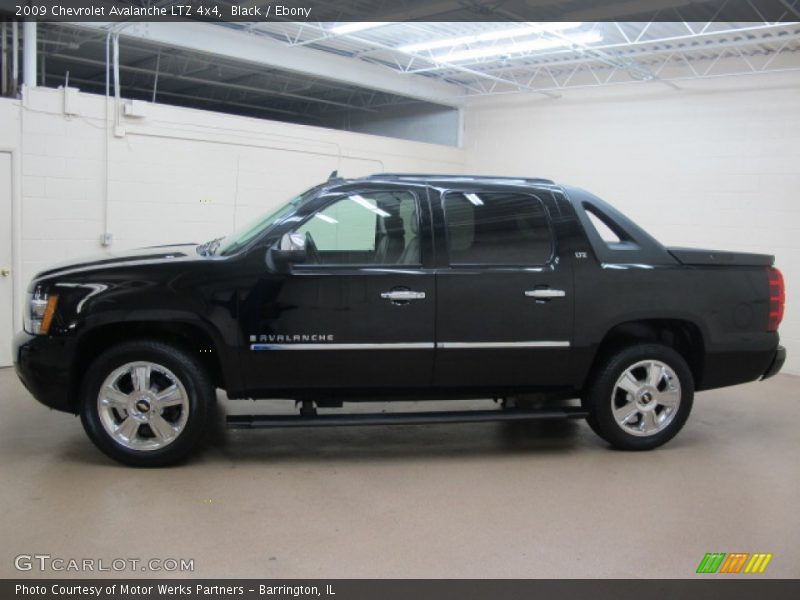 Black / Ebony 2009 Chevrolet Avalanche LTZ 4x4