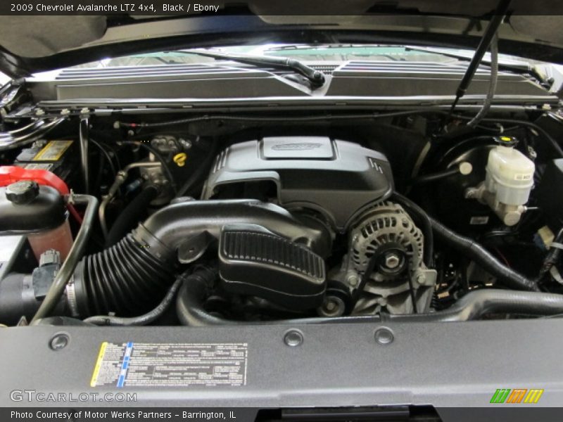  2009 Avalanche LTZ 4x4 Engine - 5.3 Liter Flex-Fuel OHV 16-Valve Vortec V8