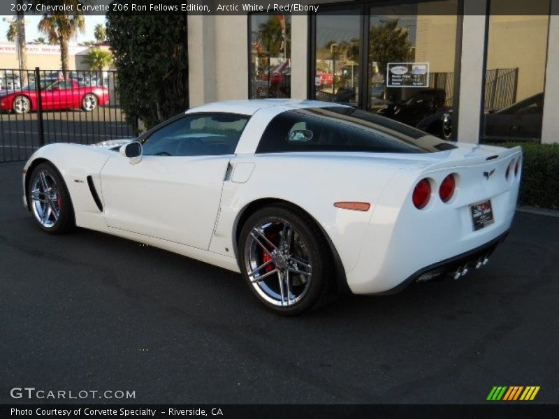 Arctic White / Red/Ebony 2007 Chevrolet Corvette Z06 Ron Fellows Edition