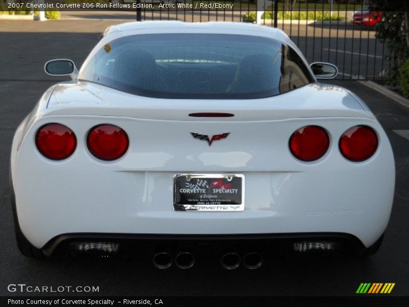 Arctic White / Red/Ebony 2007 Chevrolet Corvette Z06 Ron Fellows Edition